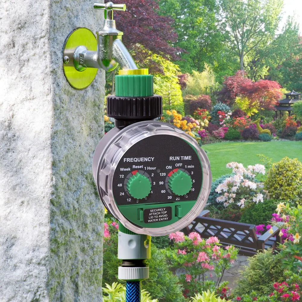 Ball Valve Automatic Electronic Irrigation Timer 0 Water Pressure Working Controller System