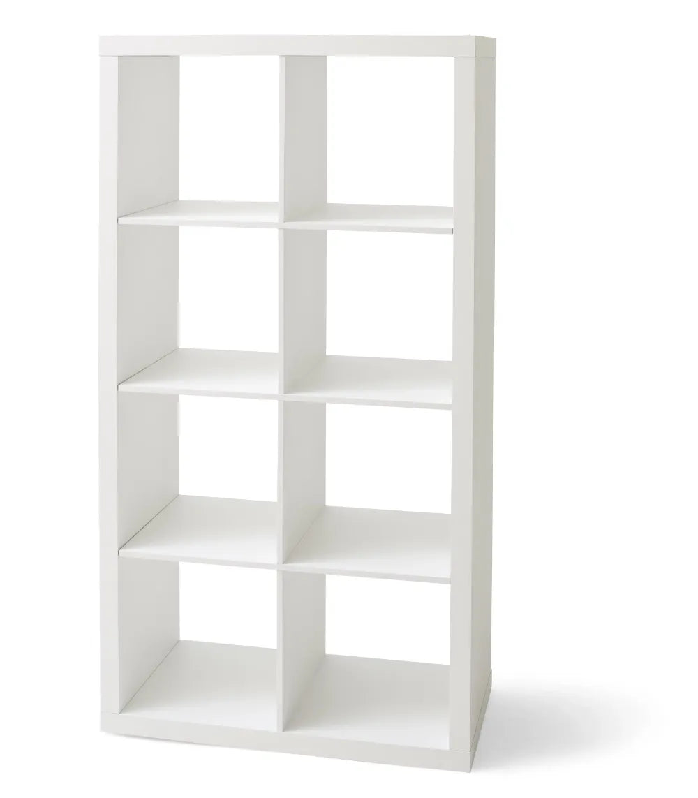 Better Homes & Gardens 8-Cube Storage Organizer, White Texture