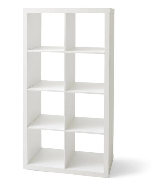 Better Homes & Gardens 8-Cube Storage Organizer, White Texture