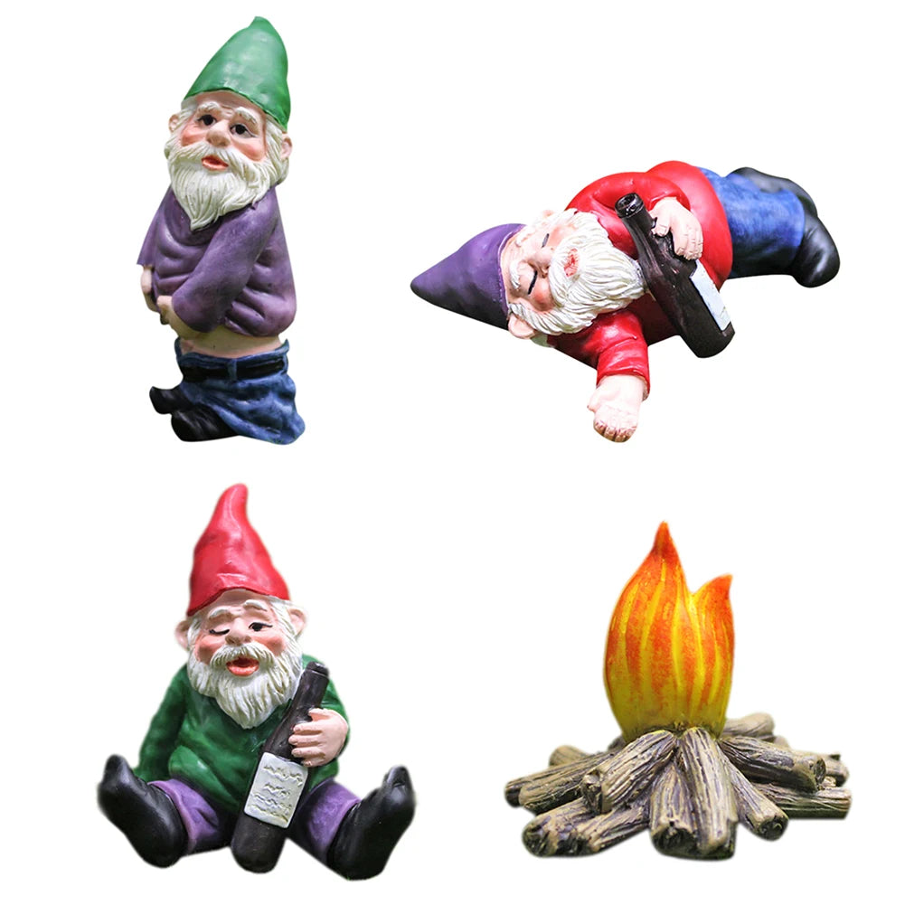 Creative Gnome Dwarf Art Sculptures